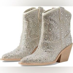 Dolce Vita Nashe Rhinestone Crystal boots